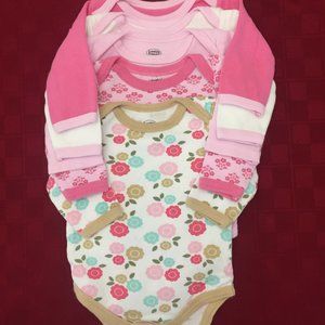 5 Lovable Friends Onesies - Size 0-3 Months